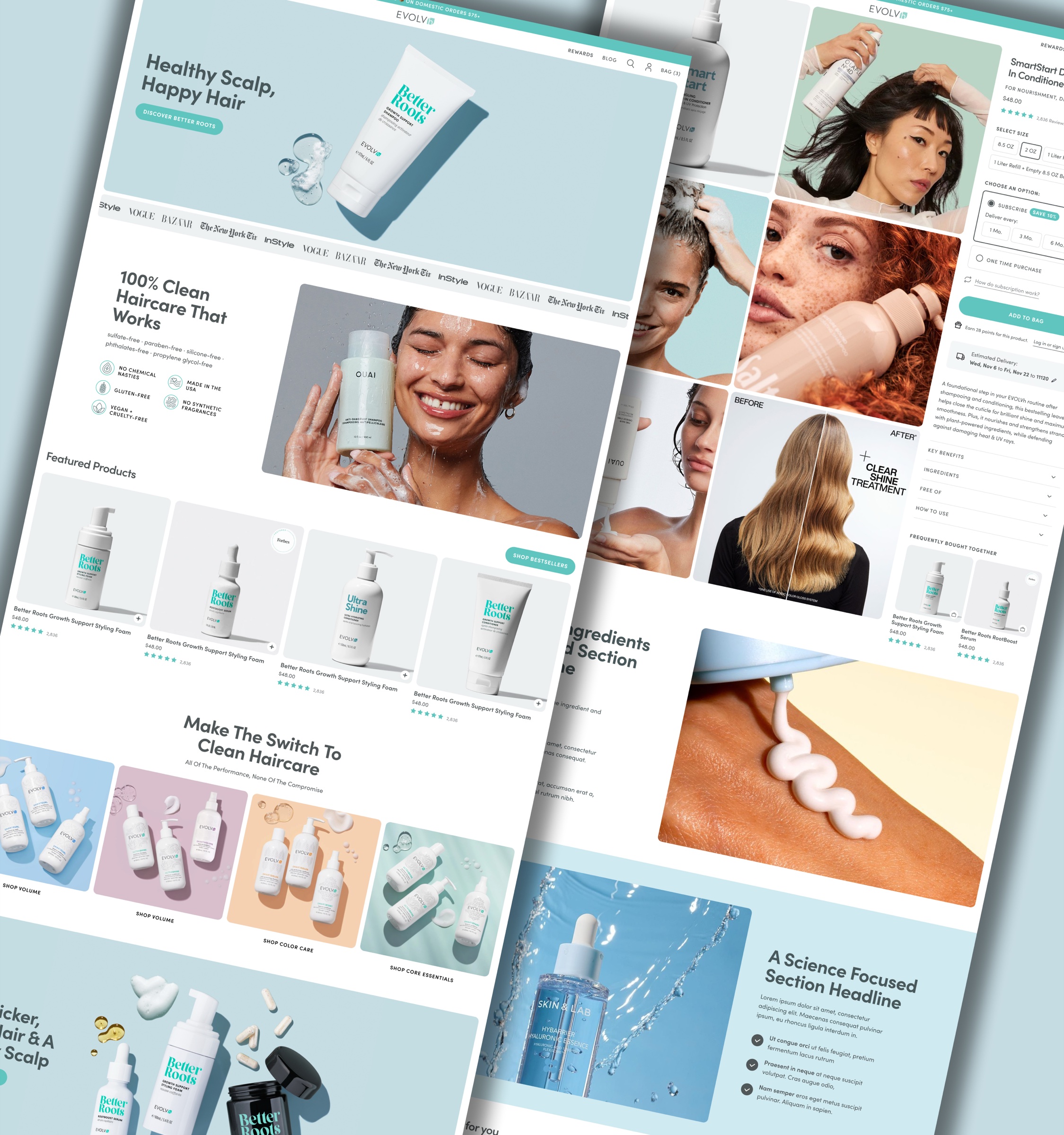 Premium Haircare E-commerce
